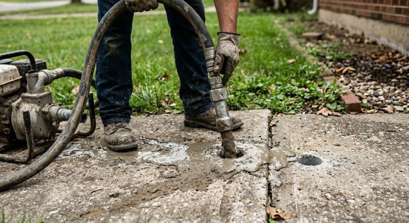 Slab Jacking in West Des Moines, IA