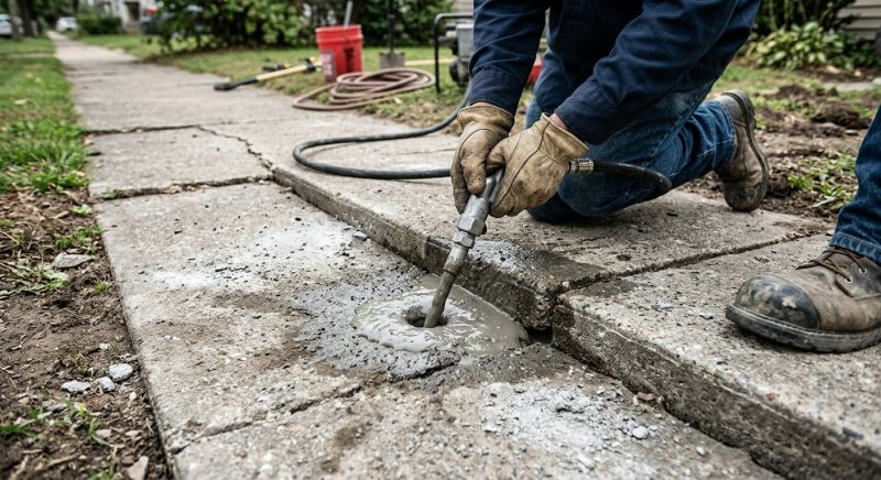 Sunken Slab Repair in Columbus, OH